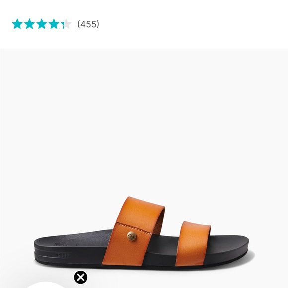 REEF Cushion Vista Sandal, Cognac Black, Sz 8 (worn once in October)! - Picture 2 of 7